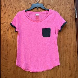 PINK Victoria's Secret Short Sleeve T-Shirt Small Heather Pink Size Small